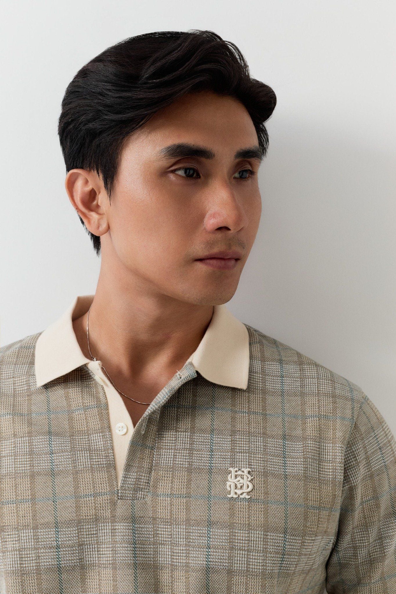 Áo Polo Glen Beige Tone