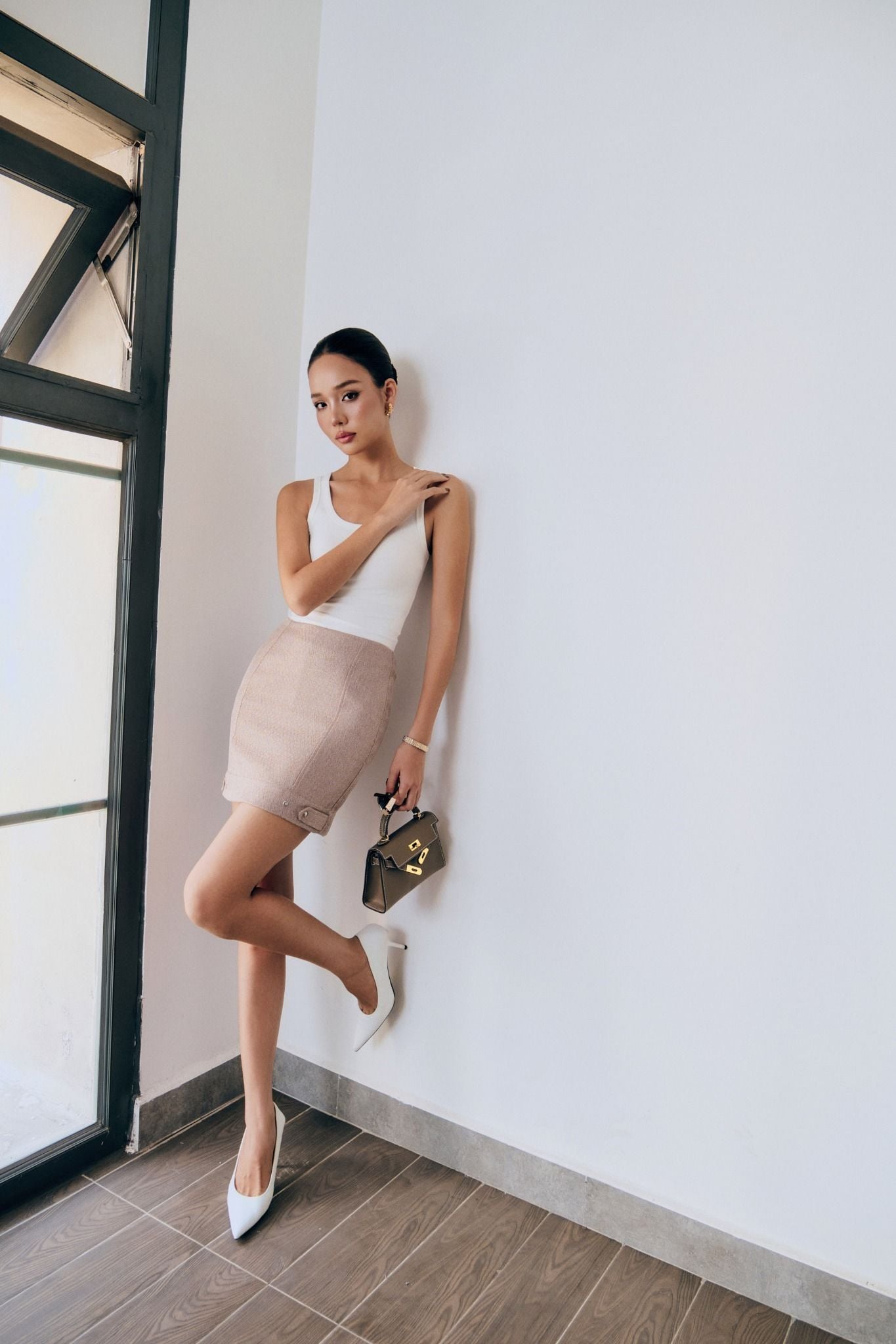 Chân Váy Ngắn Structured Mini