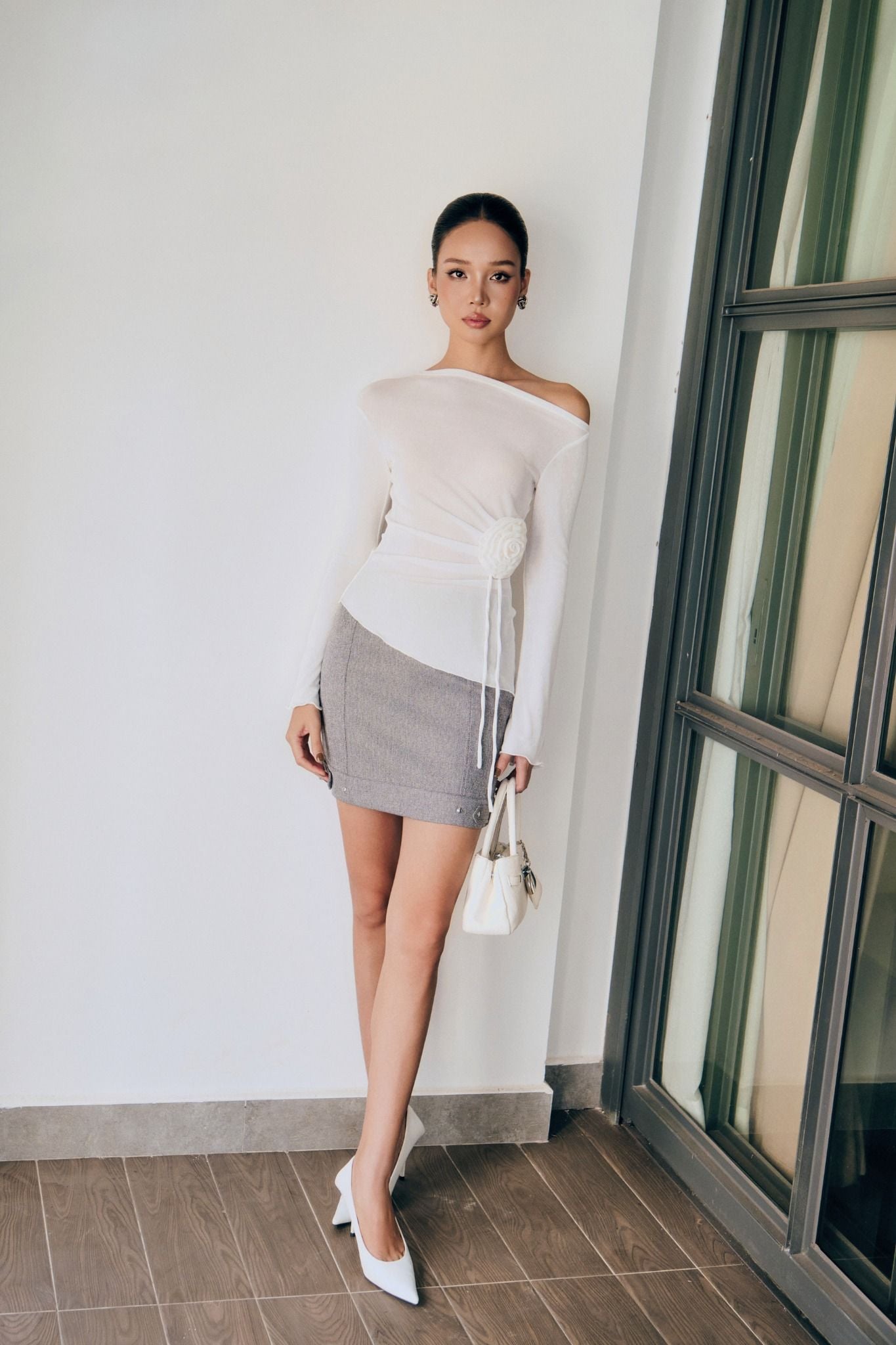 Chân Váy Ngắn Structured Mini