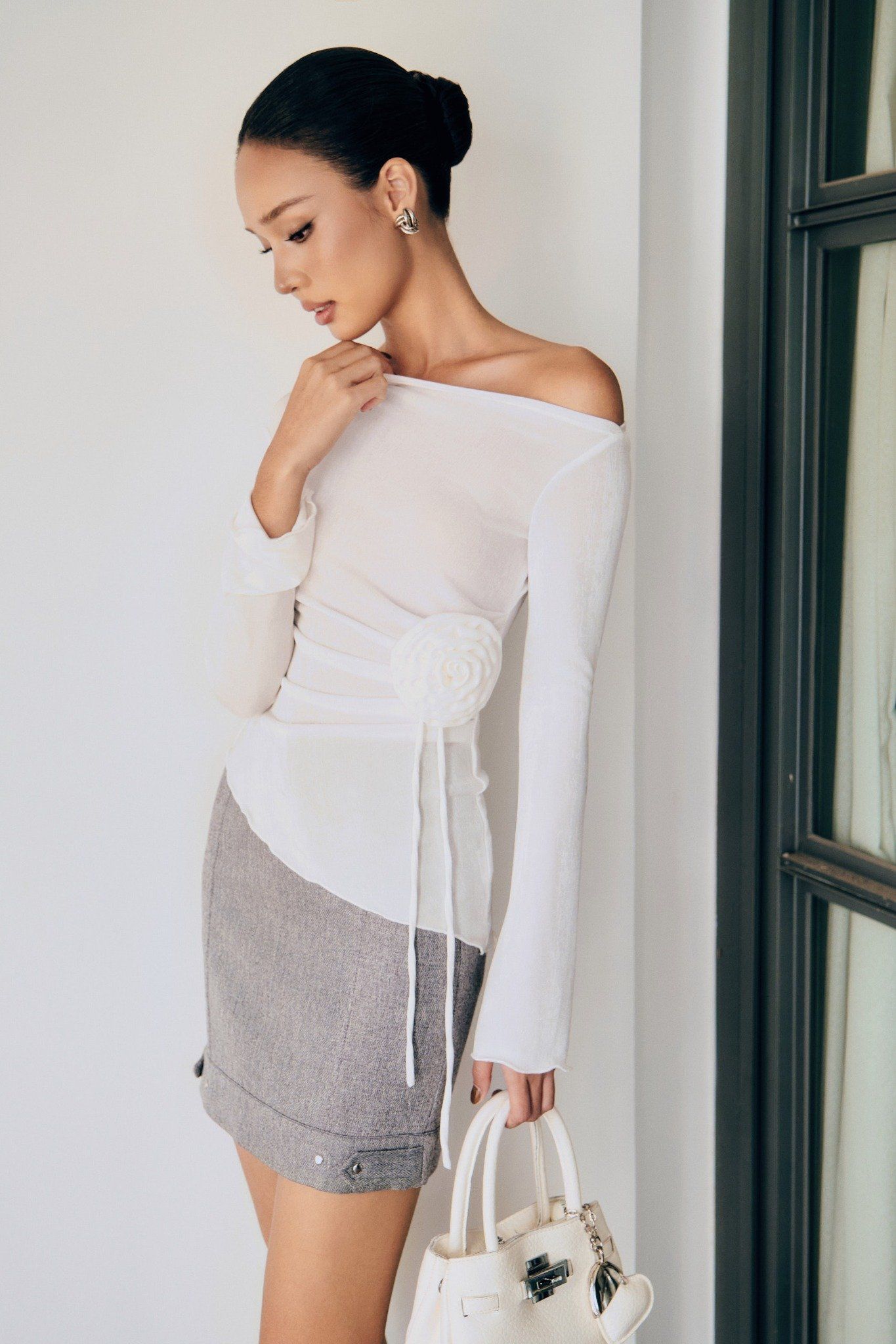 Chân Váy Ngắn Structured Mini