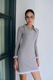 Đầm Ngắn Elegant Flare Zip