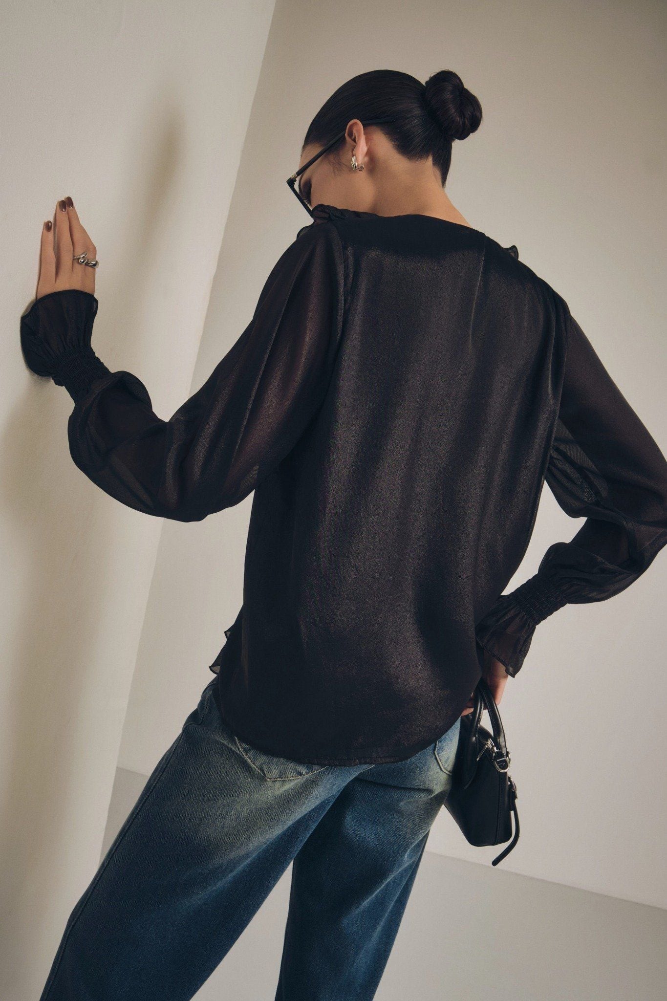 Áo Romantic Ruffle Blouse