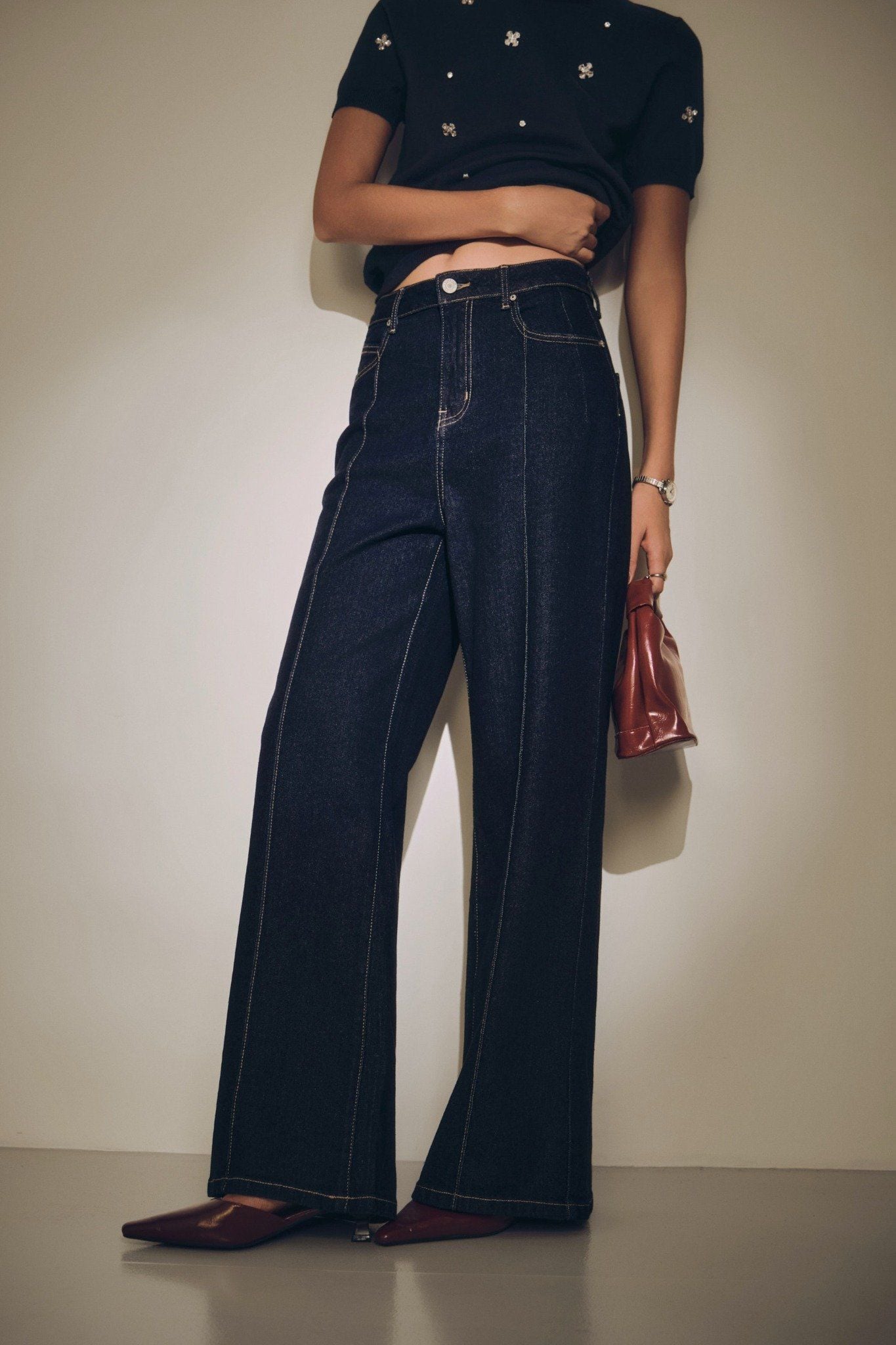 Quần Jean Straight Mainline