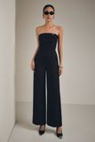 Jumpsuit Strapless Gentle Wide Leg