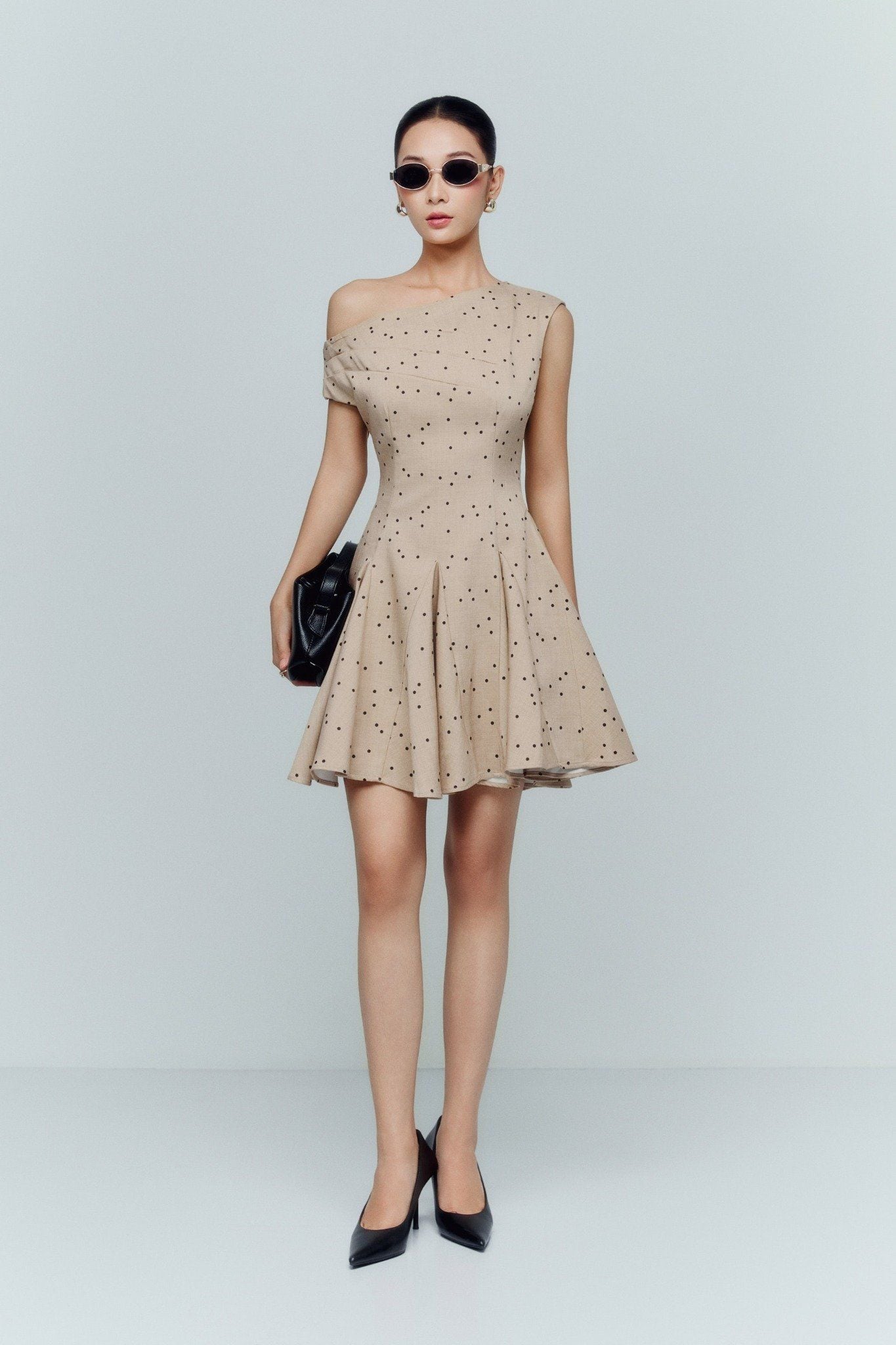  Đầm Ngắn One Shoulder Cocktail 