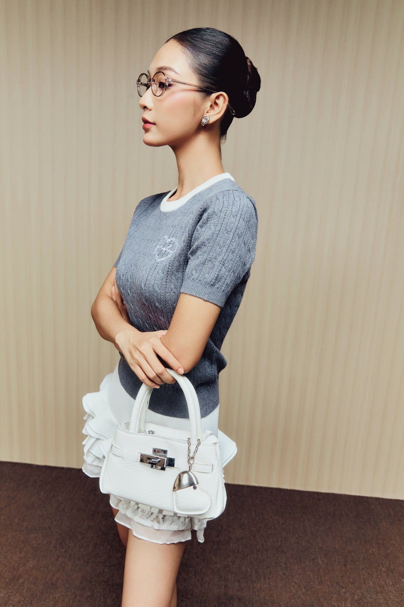 Áo Knit Blend Heart