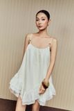Đầm Ngắn Flowy Strap Bowtie