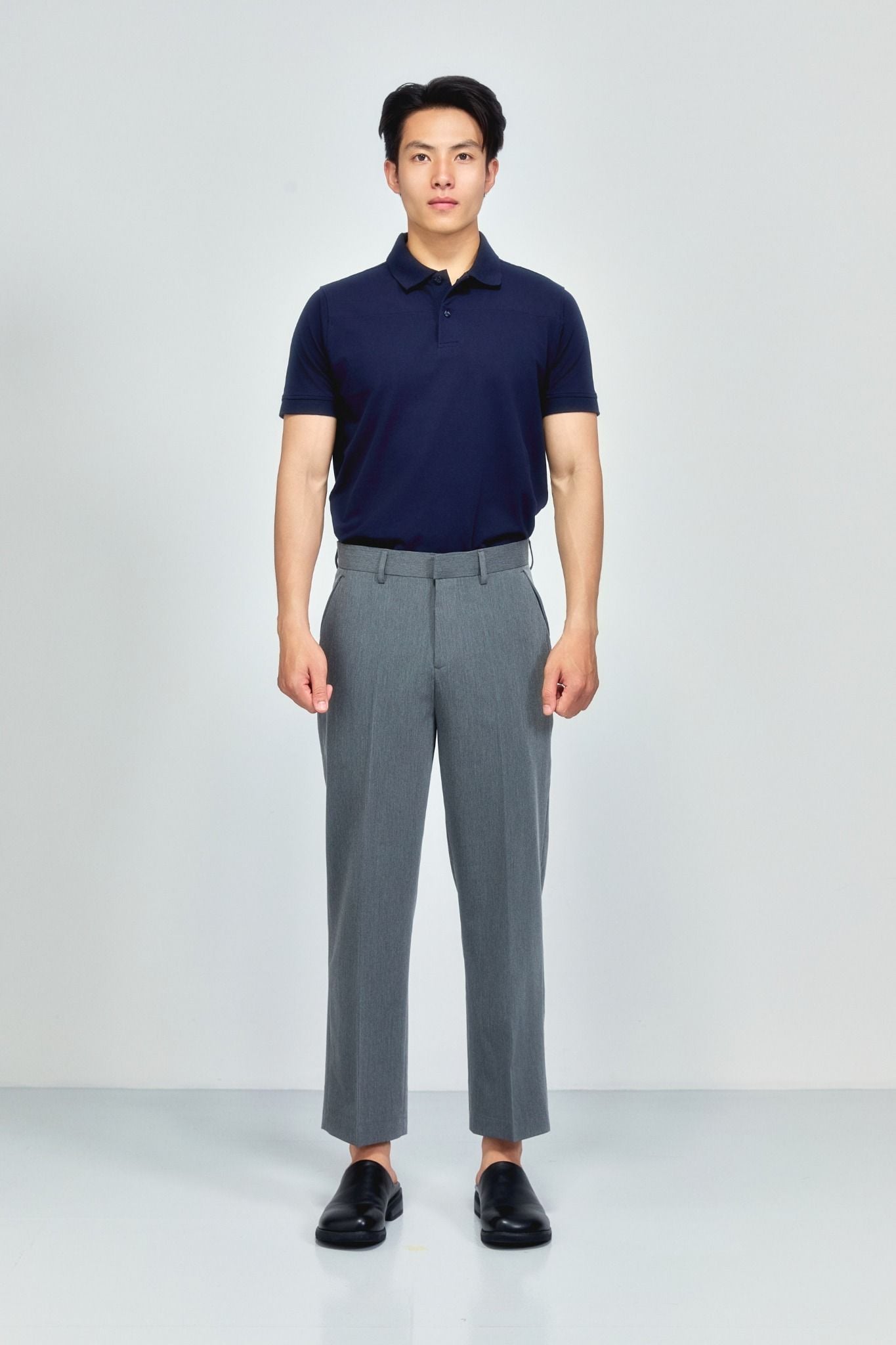 Áo Polo Slimfit Rã Ngực Basic