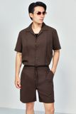 Set Cuban Shirt Short Linen Relaxed