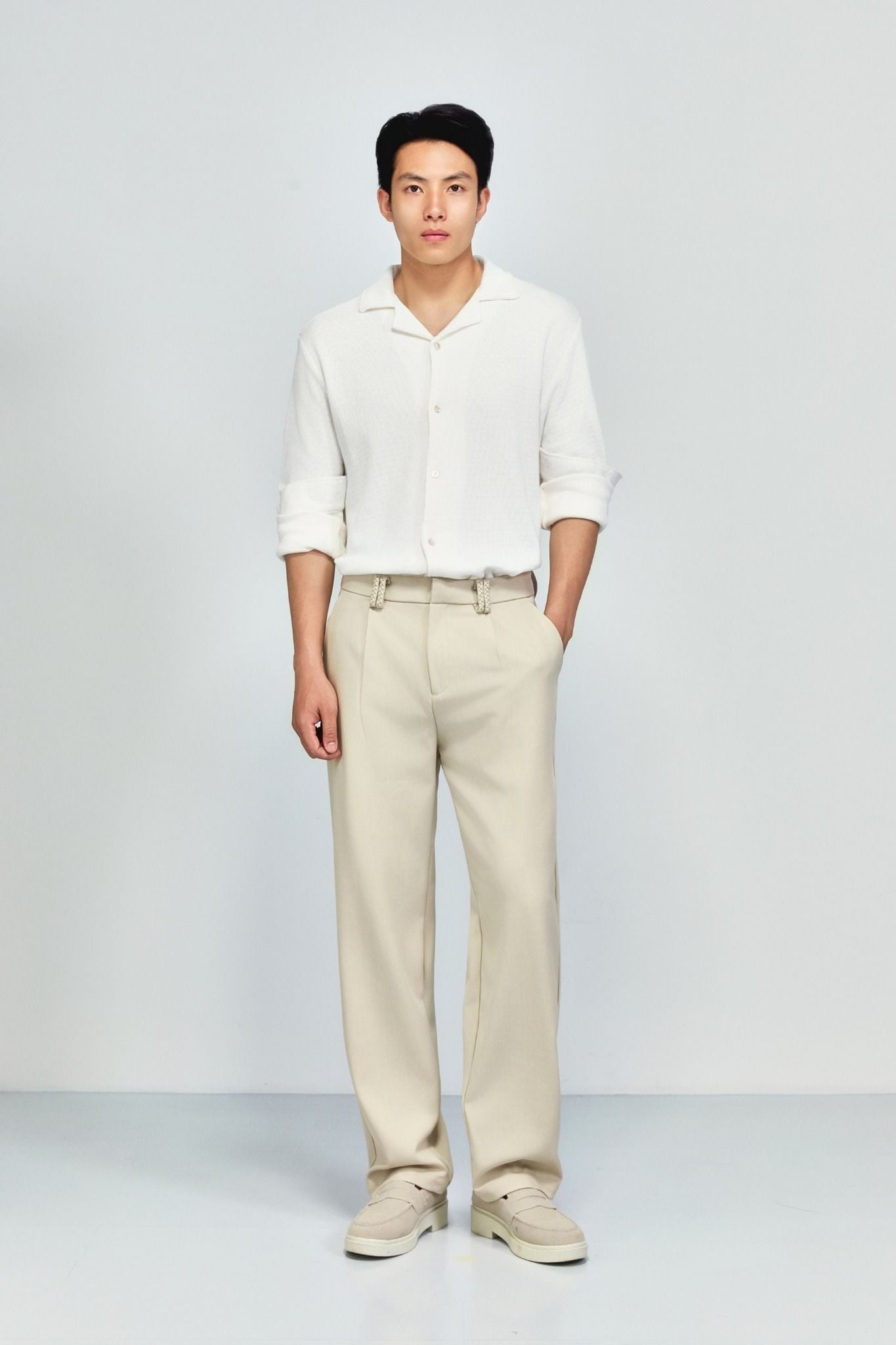 Áo Sơ Mi Relaxed Cuban Tay Dài Wedding