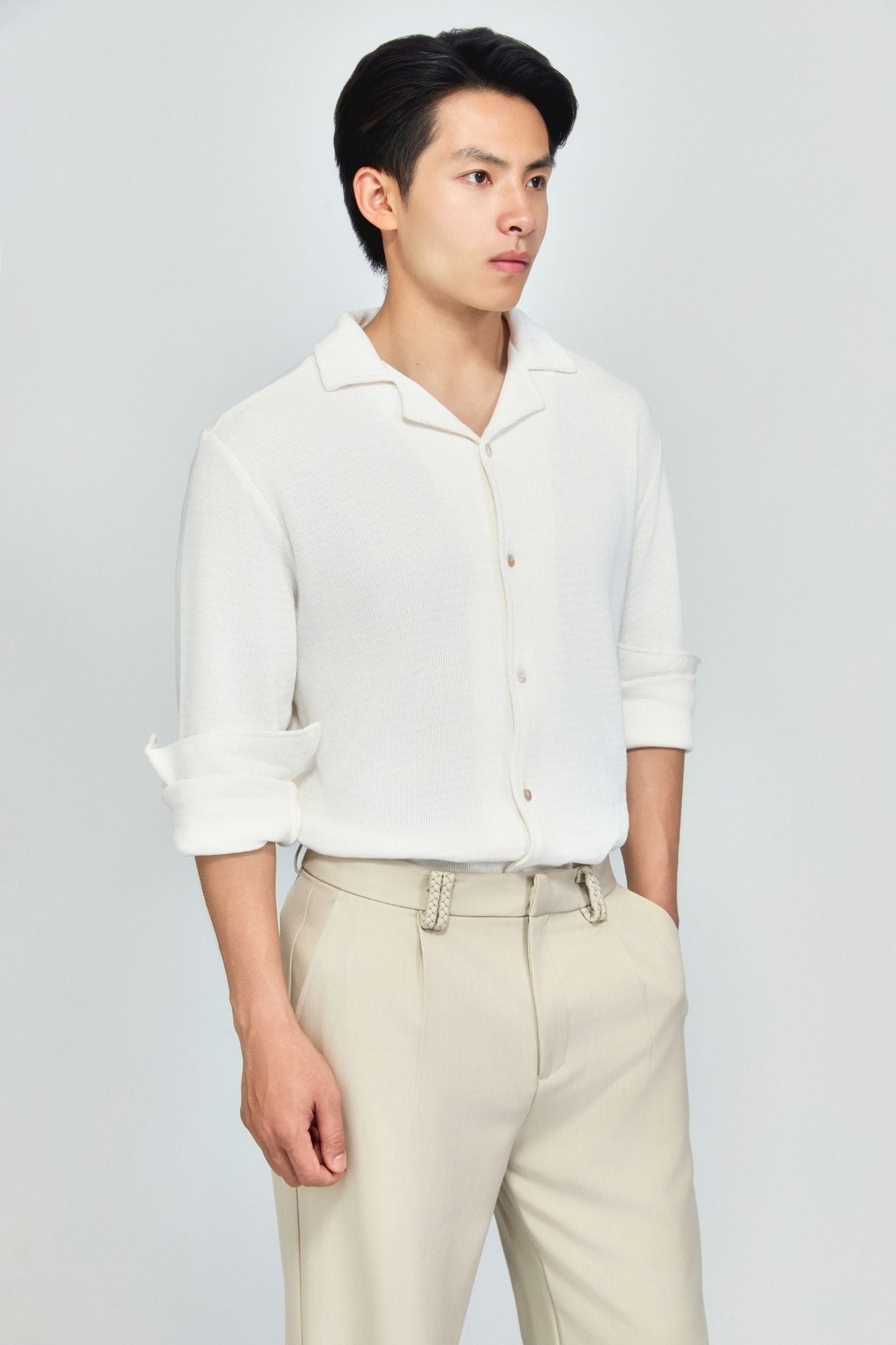 Áo Sơ Mi Relaxed Cuban Tay Dài Wedding