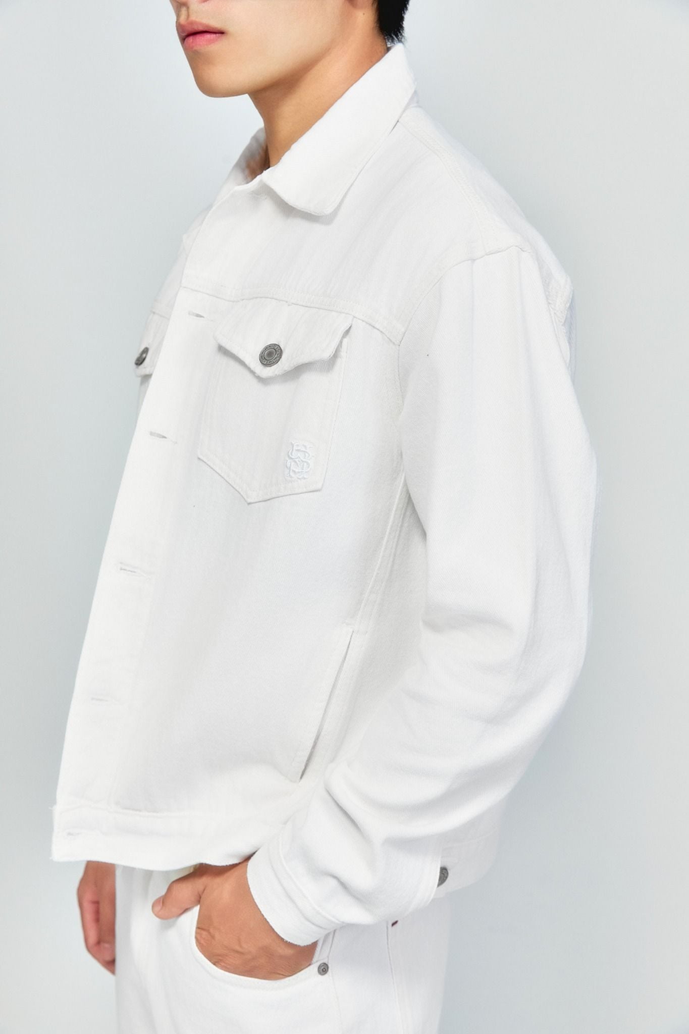 Áo Khoác Boxy Denim Trucker