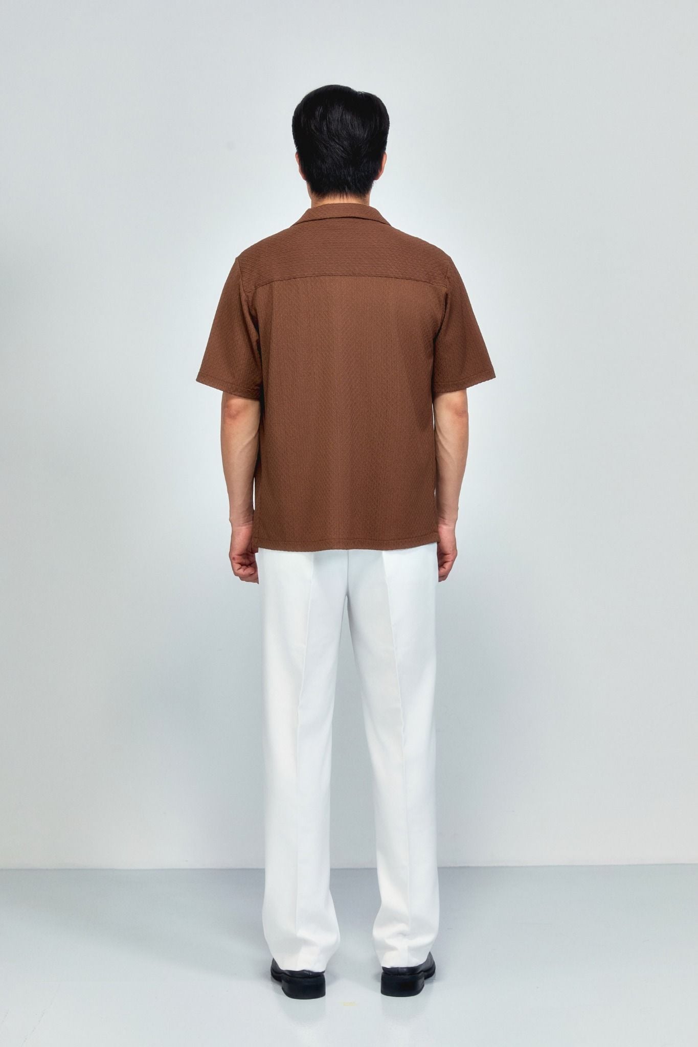 Quần Tây Straight Black White V1