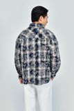 Áo Sơ Mi Oversize Flannel Thêu Logo 3D