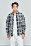 Áo Sơ Mi Oversize Flannel Thêu Logo 3D