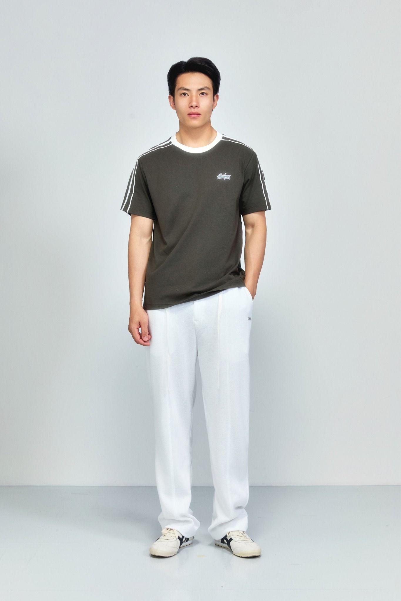  Quần Dài Relaxed Pique Caro Zipper 