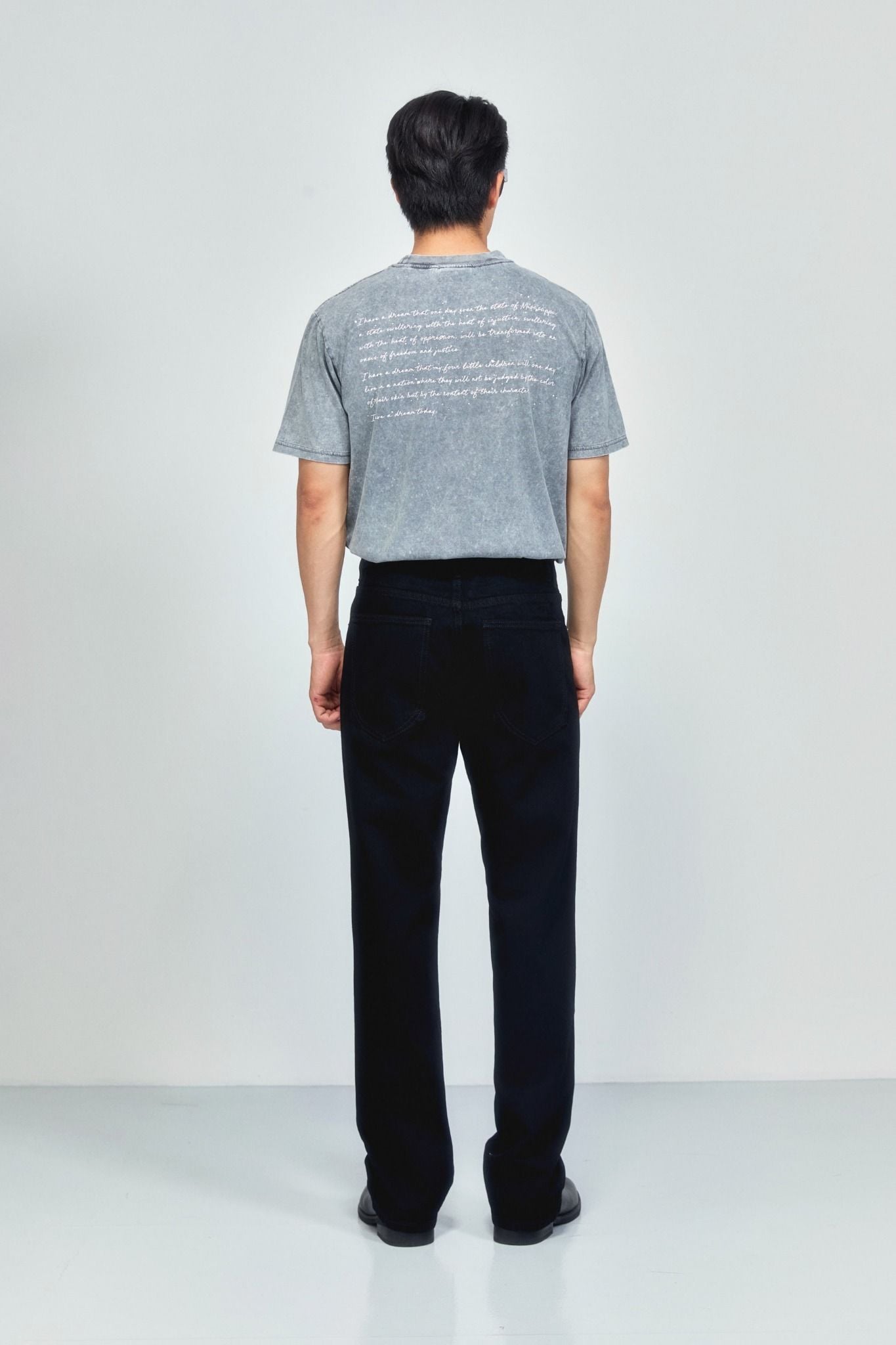 Quần Jean Straight Black V1