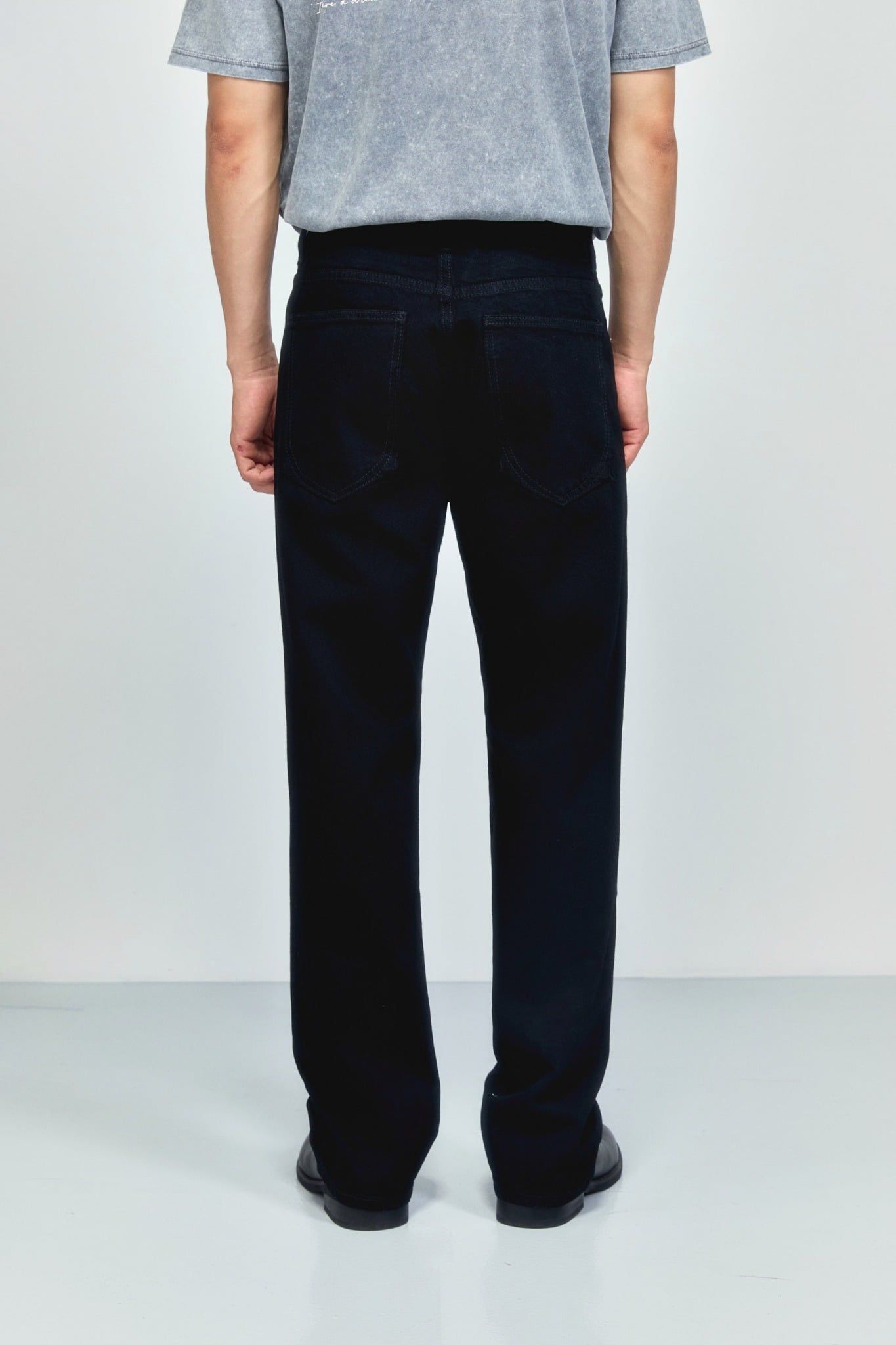 Quần Jean Straight Black V1