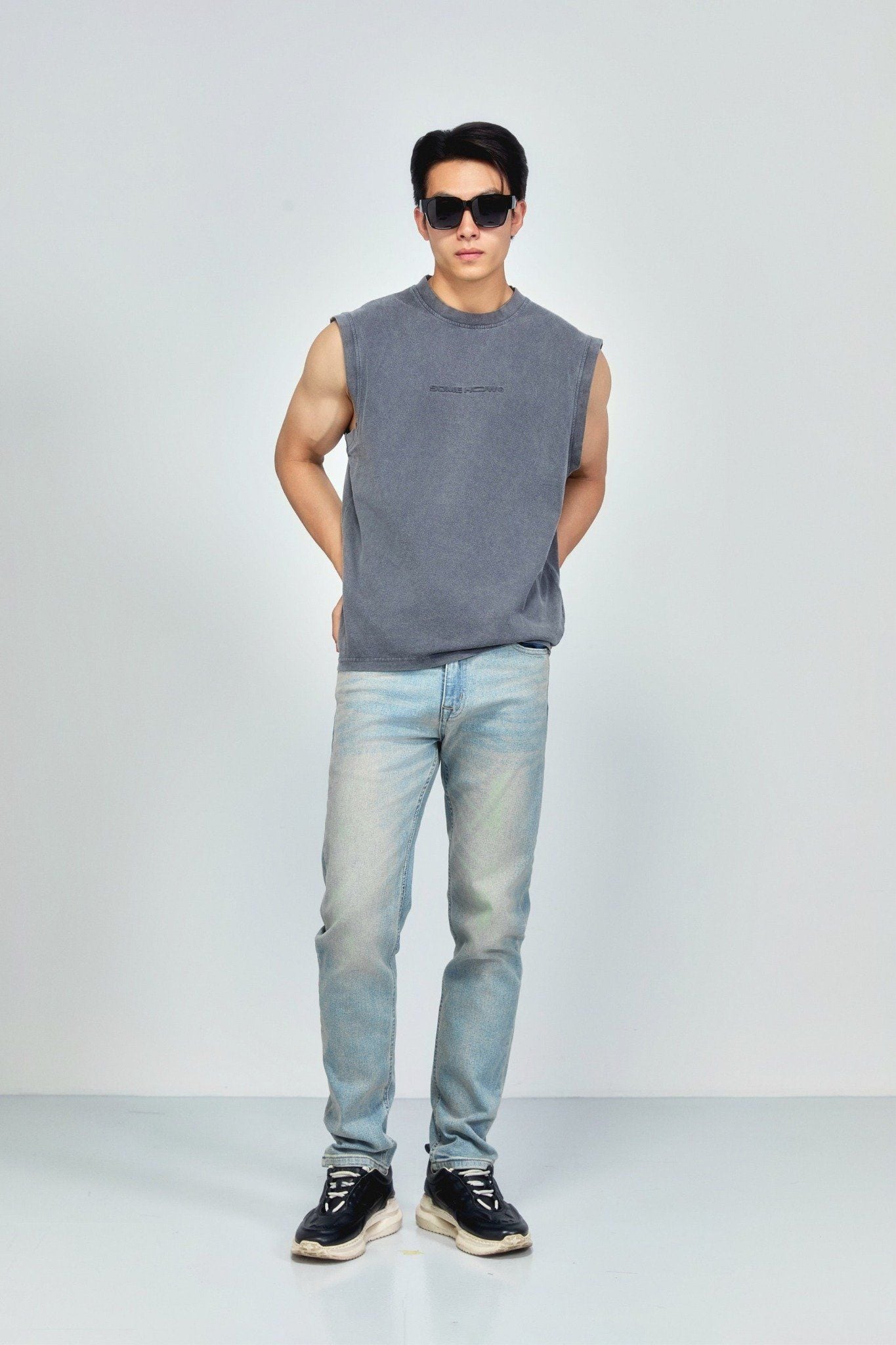 Quần Jean Rayon Slimfit Grain Blue Ss2