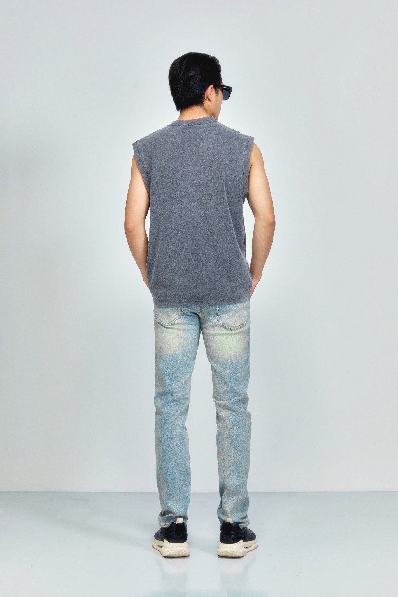 Quần Jean Rayon Slimfit Grain Blue Ss2