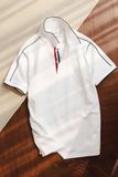 Áo Polo Slimfit Minimal Line White