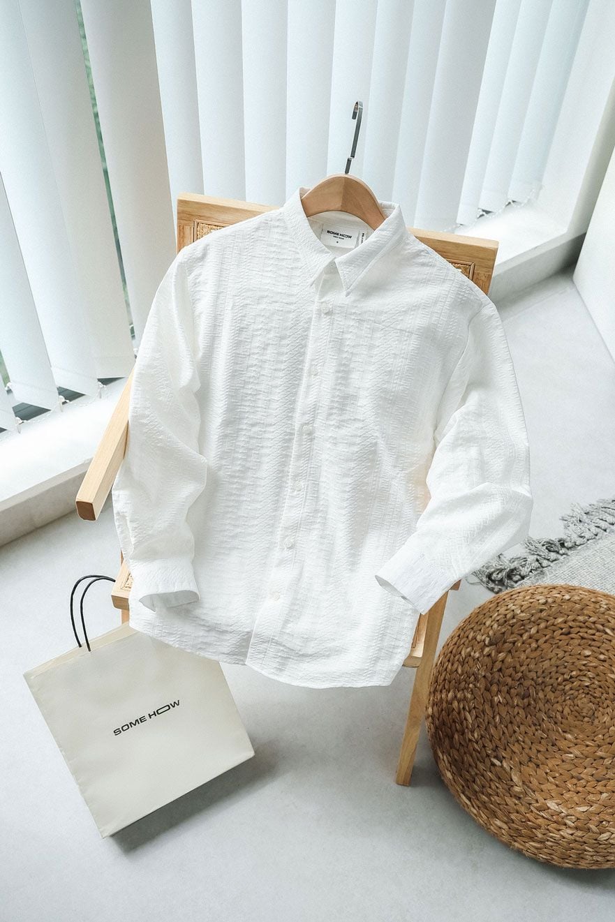 Áo Sơ Mi Relaxed Inno White