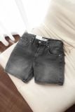 Quần Short Straight Jean Distress Casual Gray V1