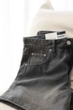 Quần Short Straight Jean Distress Casual Gray V1