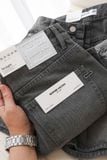 Quần Short Straight Jean Distress Casual Gray V1
