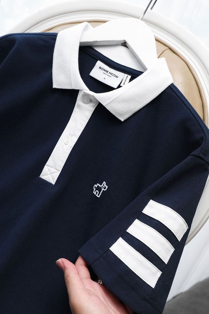 Áo Polo Deep Blue The White Lines