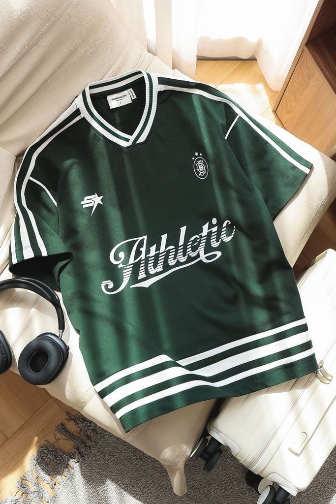 Áo Thun Oversize Athletic Greenie 360GSM