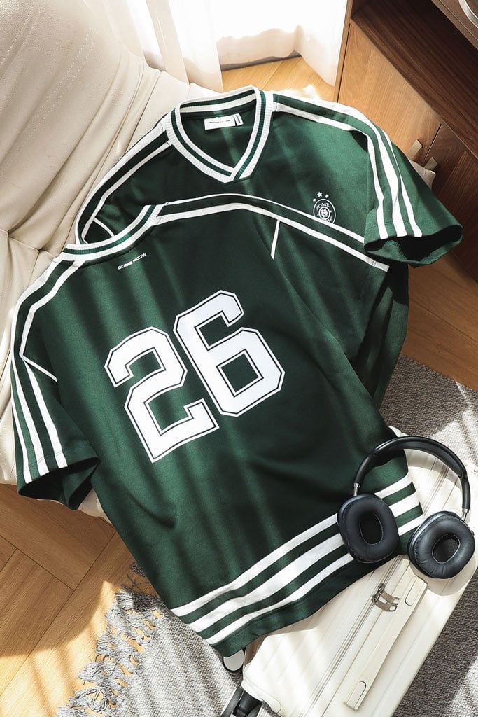 Áo Thun Oversize Athletic Greenie 360GSM