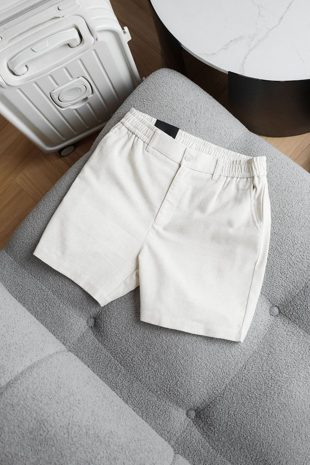 Quần Short Straight Linen The Shift