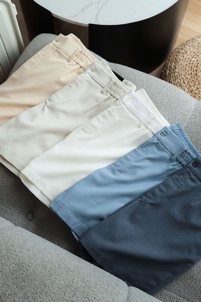 Quần Short Straight Linen The Shift
