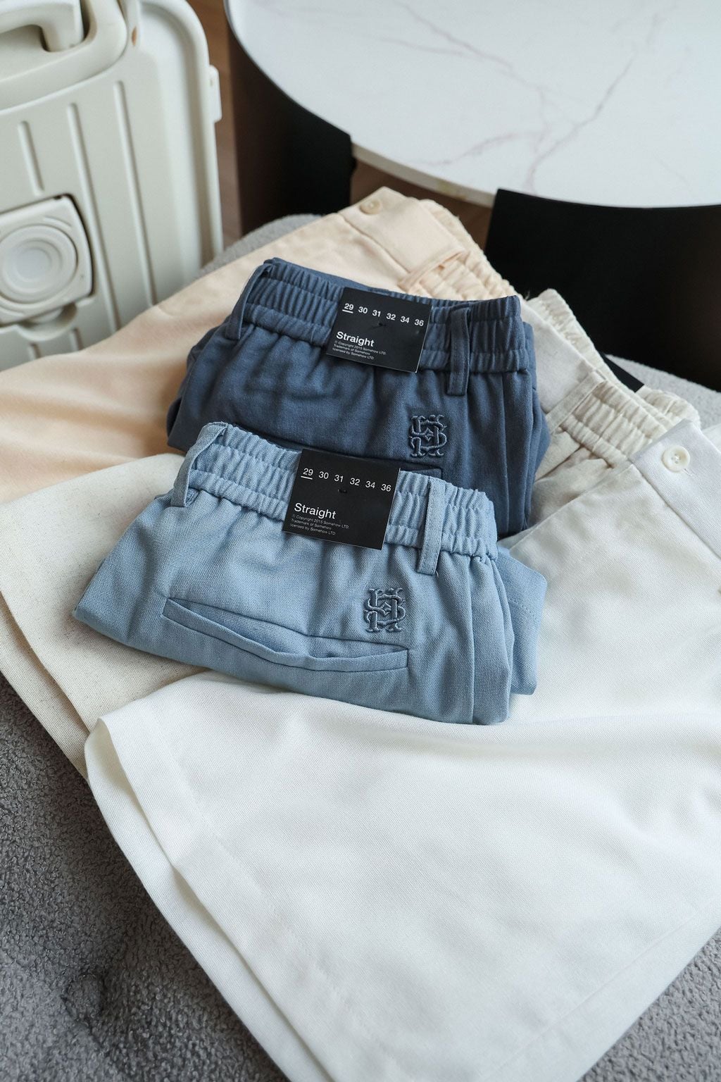 Quần Short Straight Linen The Shift