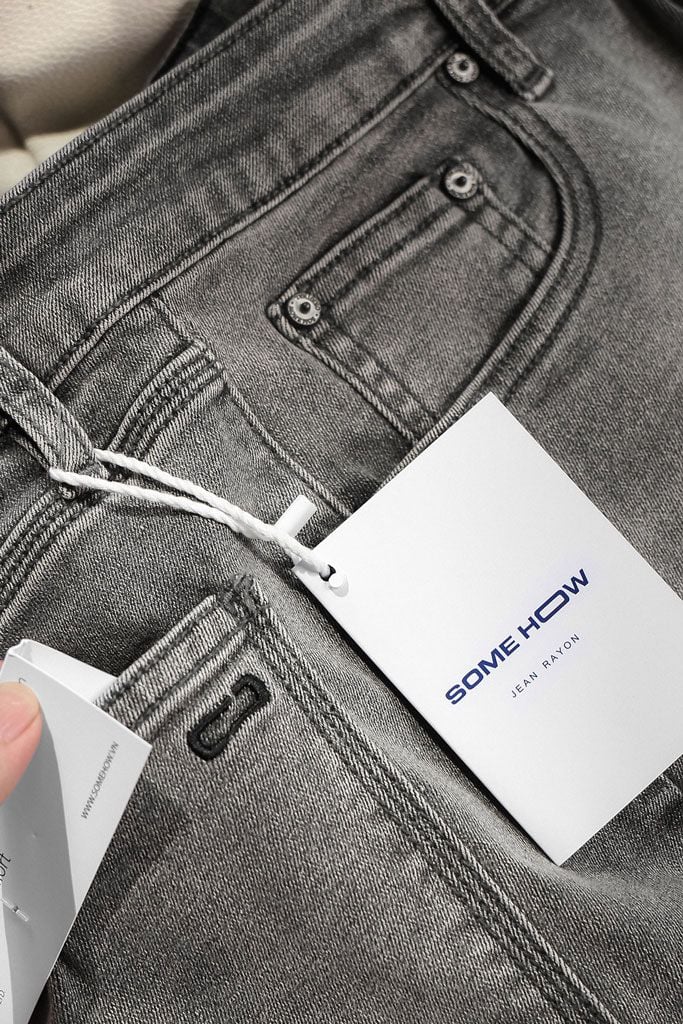 Quần Short Rayon Slimfit Gray V1