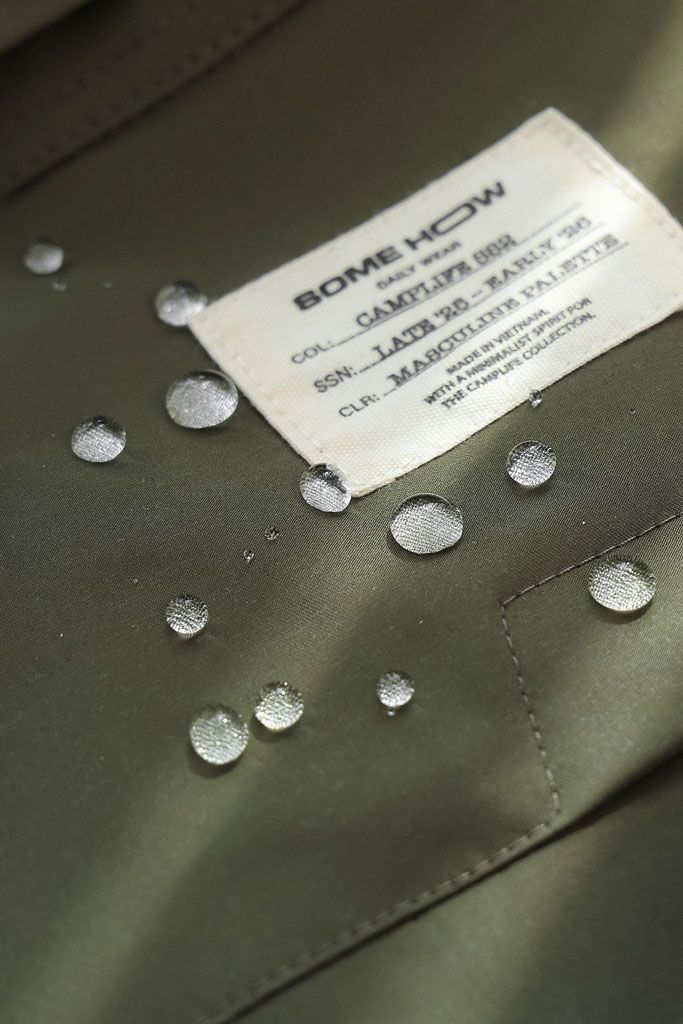 Áo Khoác Slimfit Vải Dù Snap