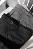 Quần Tây Straight Pinstripe Sidetab