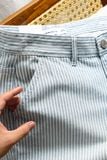 Quần Short Straight Pinstripe Vintage