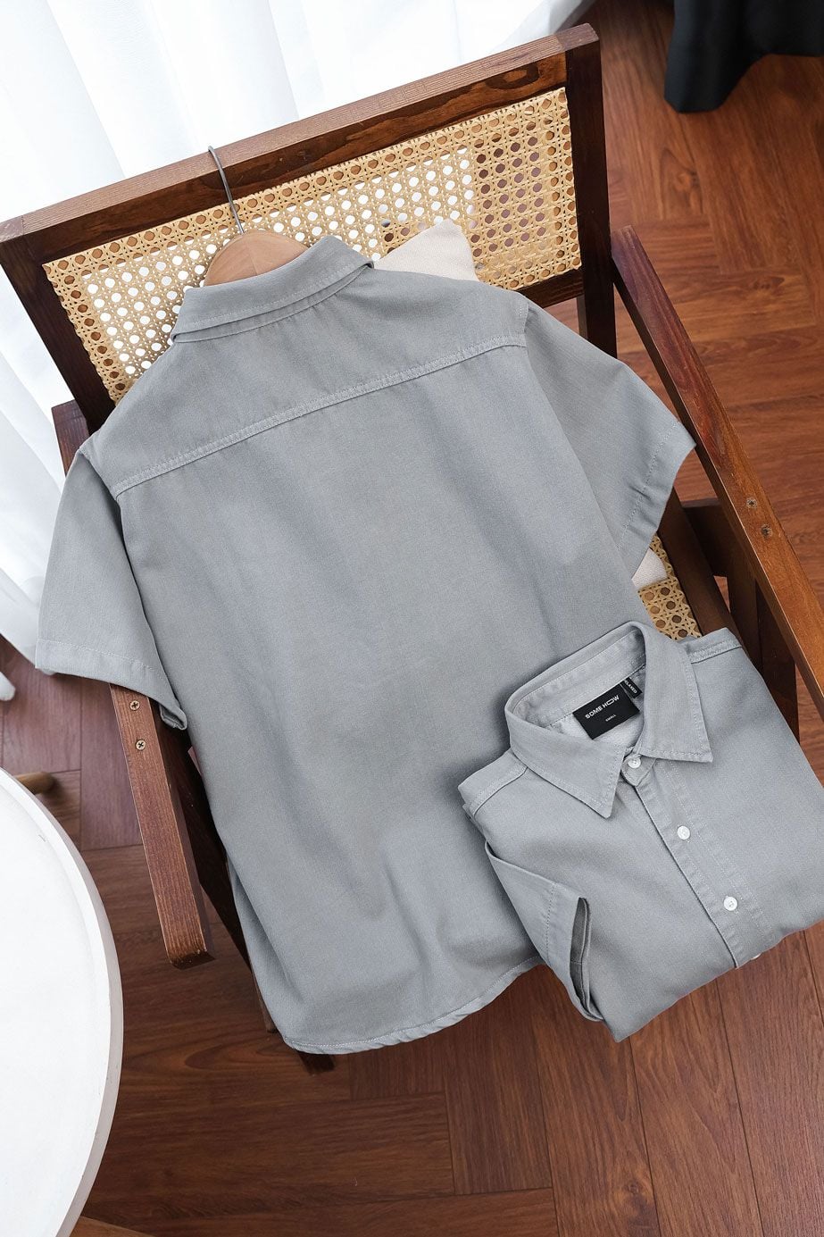 Áo Sơ Mi Relaxed Denim Button Line