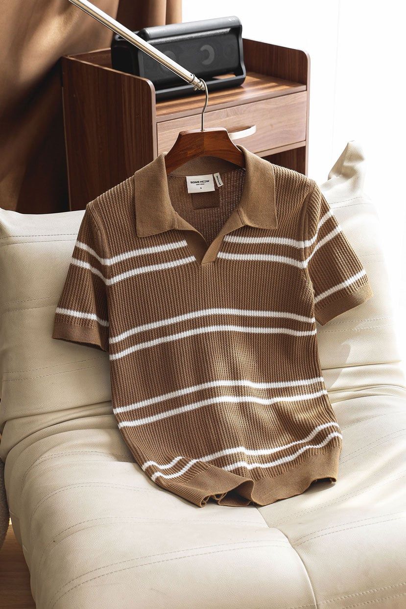 Áo Polo Regular Knit Dualstripes