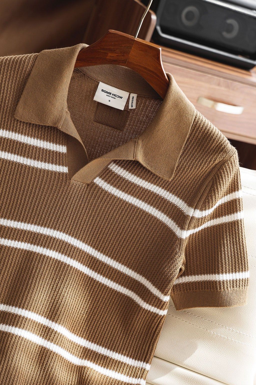 Áo Polo Regular Knit Dualstripes