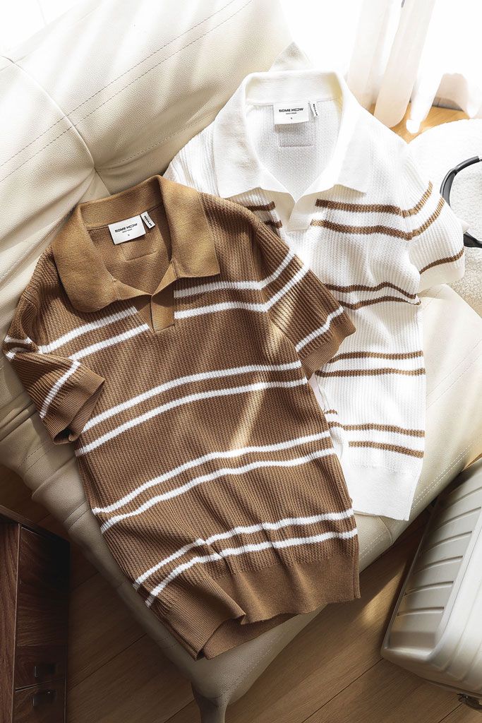 Áo Polo Regular Knit Dualstripes