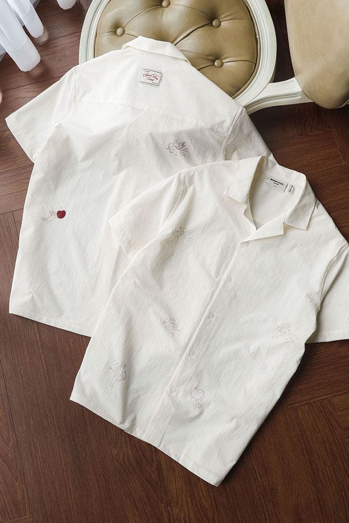 Áo Sơ Mi Relaxed Cream Angel