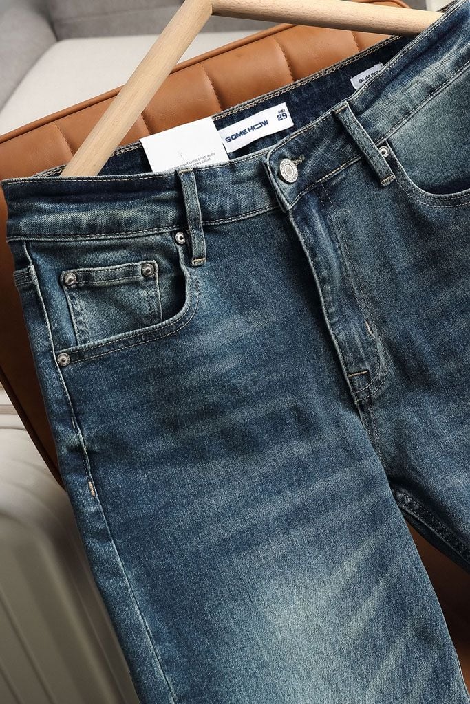 Quần Jean Rayon Slimfit Dark Blue Ss2