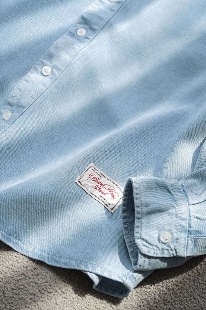 Áo Sơ Mi Denim Wash Relaxed
