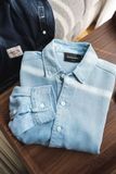Áo Sơ Mi Denim Wash Relaxed