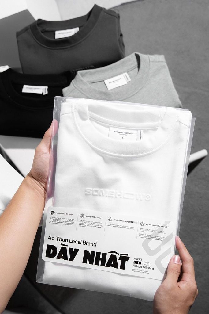 Áo Thun Oversize Core Capri Hand 360GSM