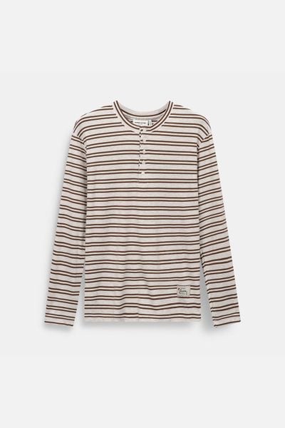 Áo Thun Slimfit Tay Dài Kẻ Sọc Summer