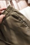 Quần Short Slimfit Khaki Basic